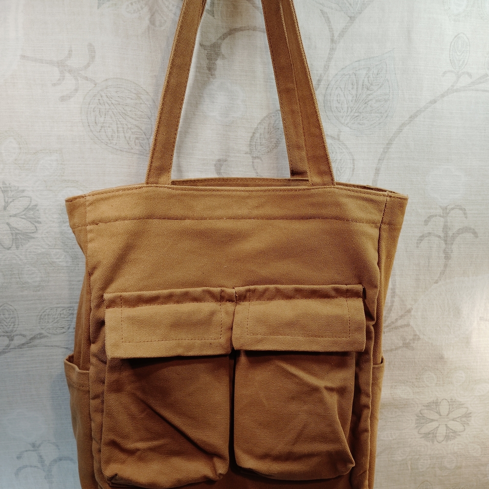 Elegant Brown Tote Bag - Picture 1 of 4